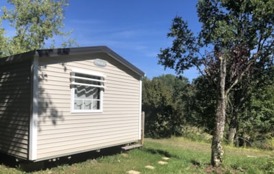 Mobile-home Premium 32 m² (3 bedrooms) Half-covered terrace 15m² + TV + A/C