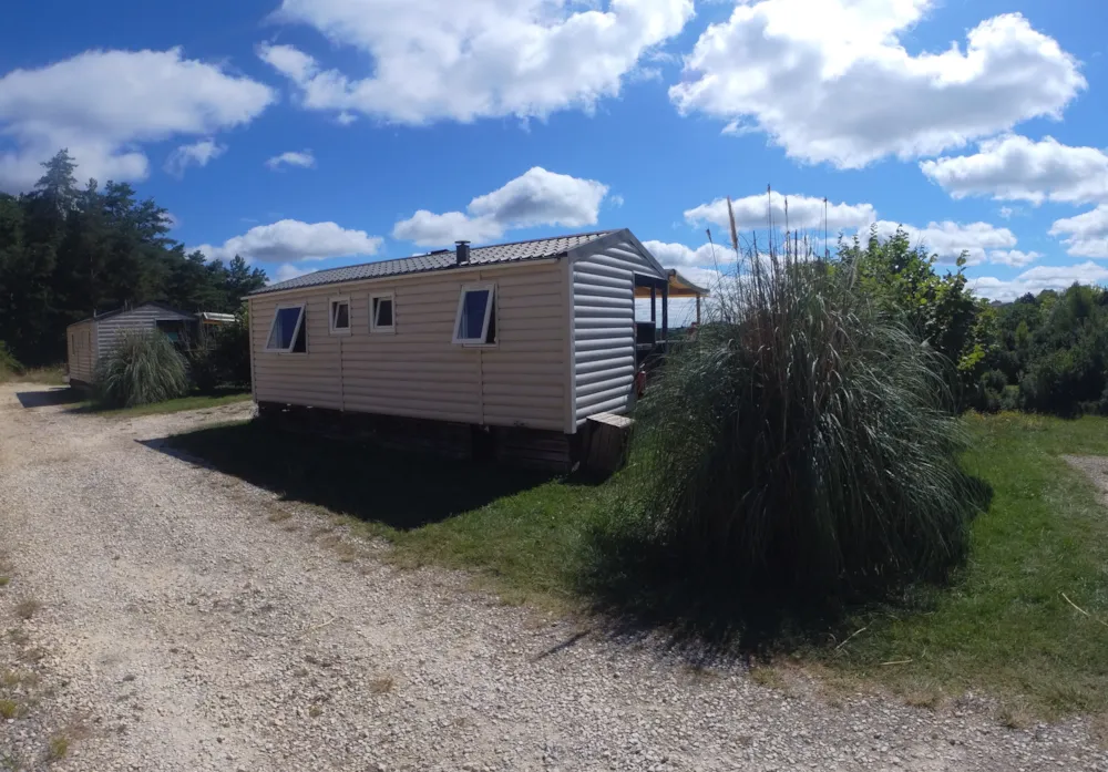 Location - Mobil-Home Chêne Confort 23M² (2 Chambres) - Terrasse Couverte 10M² - Dimanche/Dimanche - Flower Camping Les Terrasses de Dordogne