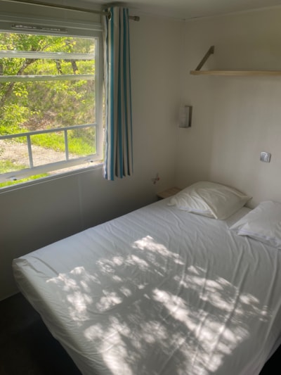 Mobile-home Premium 32 m² (3 bedrooms) Half-covered terrace 15m² + TV + A/C