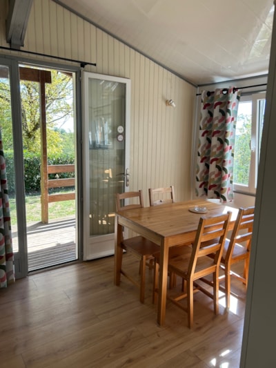 Comfort Chalet, 25 m² - 1 bedroom + 9 m² covered patio