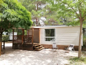 Mietunterkunft - Mobilheim Grand Confort - 25M² - 2 Schlafzimmer - Klimaanlage - Camping Sainte-Victoire
