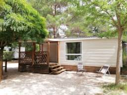 Location - Mobil Home 2 Chambres - Climatisation - 4 Pers Max - 3 Nuits Minimum - Camping Sainte-Victoire