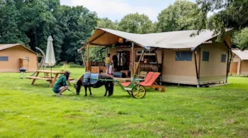 Mietunterkunft - Natur&Lodge Im Reitzentrum Brévedent - Castel Camping Le Brévedent
