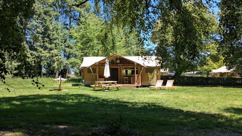 Natur&Lodge in het paardensportcentrum van Brévedent