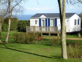 Mietunterkunft - Mobilheim 3 Schlafzimmer  Terrasse - Camping Les Madières