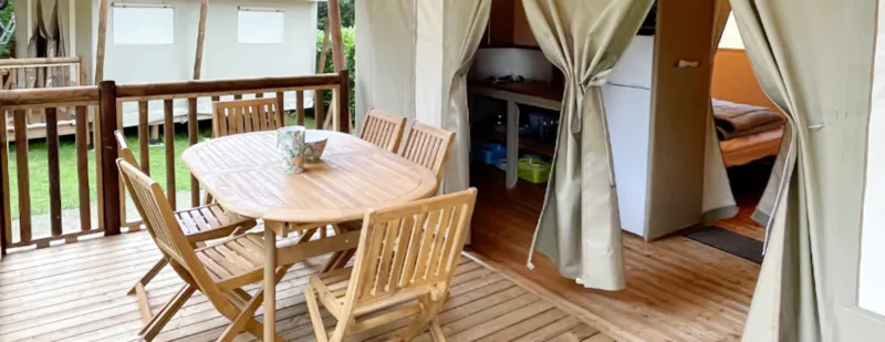 Lodge Tente 2 Chambres Terrasse Couverte