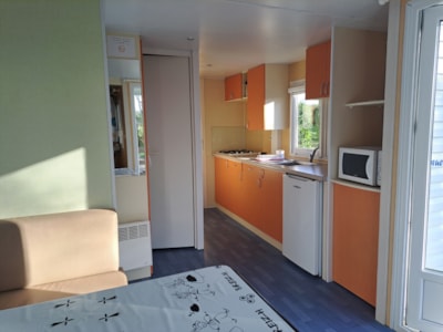 "STANDARD" mobile home with 2 bedrooms + terrace