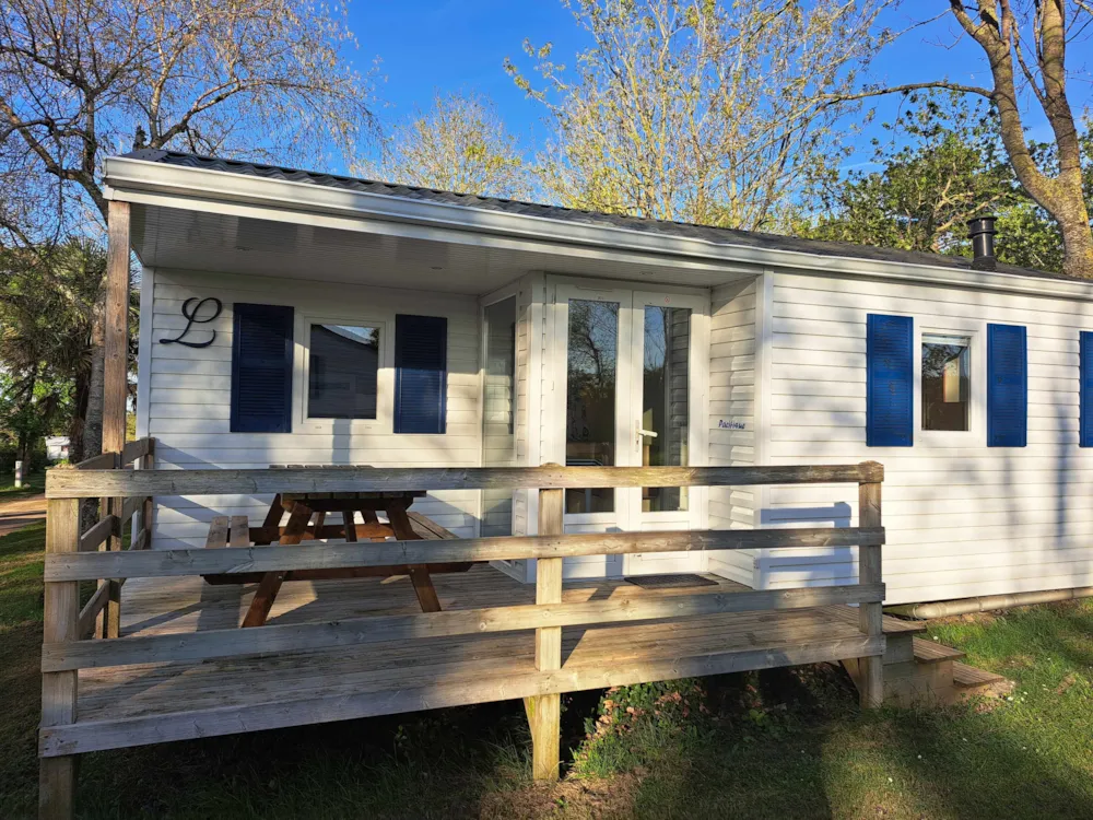 Accommodation - Mobile Home "Standard" 2 Bedrooms  Terrace - Camping Les Madières
