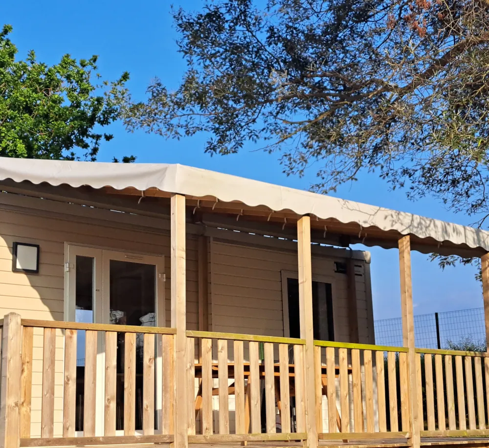 Accommodation - Mobile Home "Confort" 2 Bedrooms Terrace 4 People - Camping Les Madières