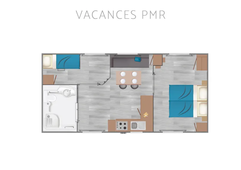 Vacances Pmr - 34 M² - 2 Chambres