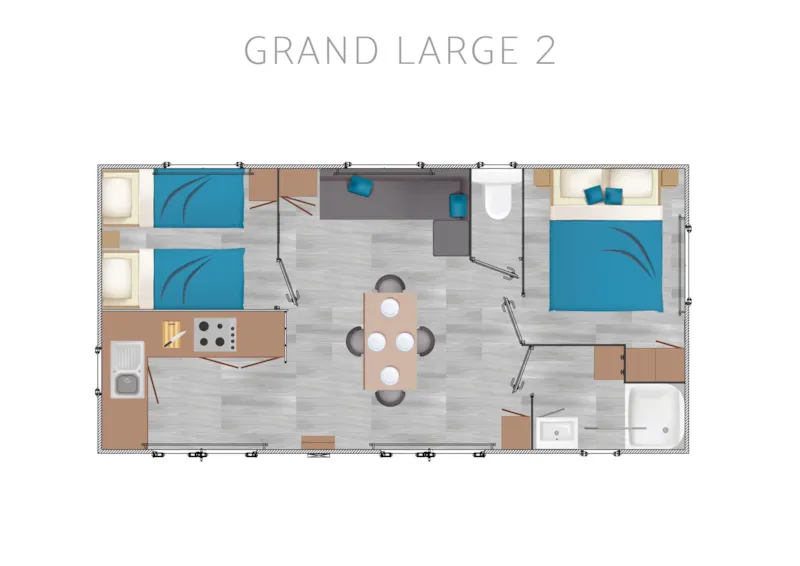 Premium Grand Large - 30 M² - 2 Chambres
