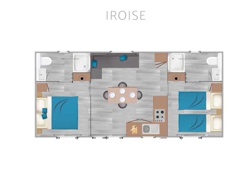 Premium Iroise - 32M² - 2 Chambres 2 Salles D'eau