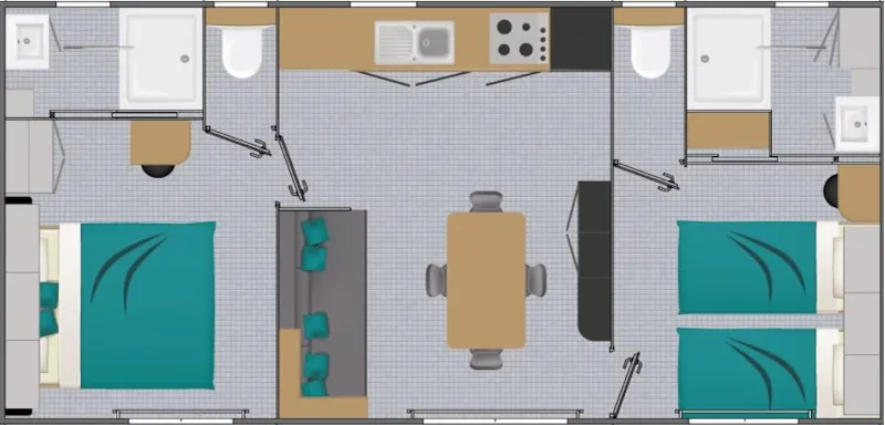 Prestige Bora - 32M² - 2 Chambres 2 Salles De Bain