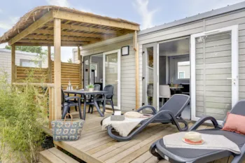 Accommodation - Prestige Bali - 30M² - 2 Bedrooms - Camping LE CABELLOU PLAGE*****