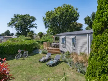 Mietunterkunft - Natura Family - 35M² - 3 Zimmer - Camping LE CABELLOU PLAGE*****