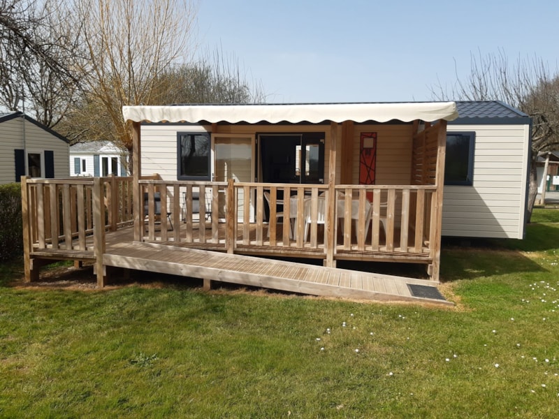 Mobil-home 'Chevalier Dagonet' comfort XXL / Persone con mobilità ridotta - 2 camere da letto