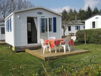 Mietunterkunft - Mobilheim 'Chevalier Yvain' 1 Ch - Camping La Vallée du Ninian