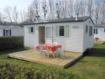 Mietunterkunft - Mobilheim 'Chevalier Galahad' 2 Ch - Camping La Vallée du Ninian