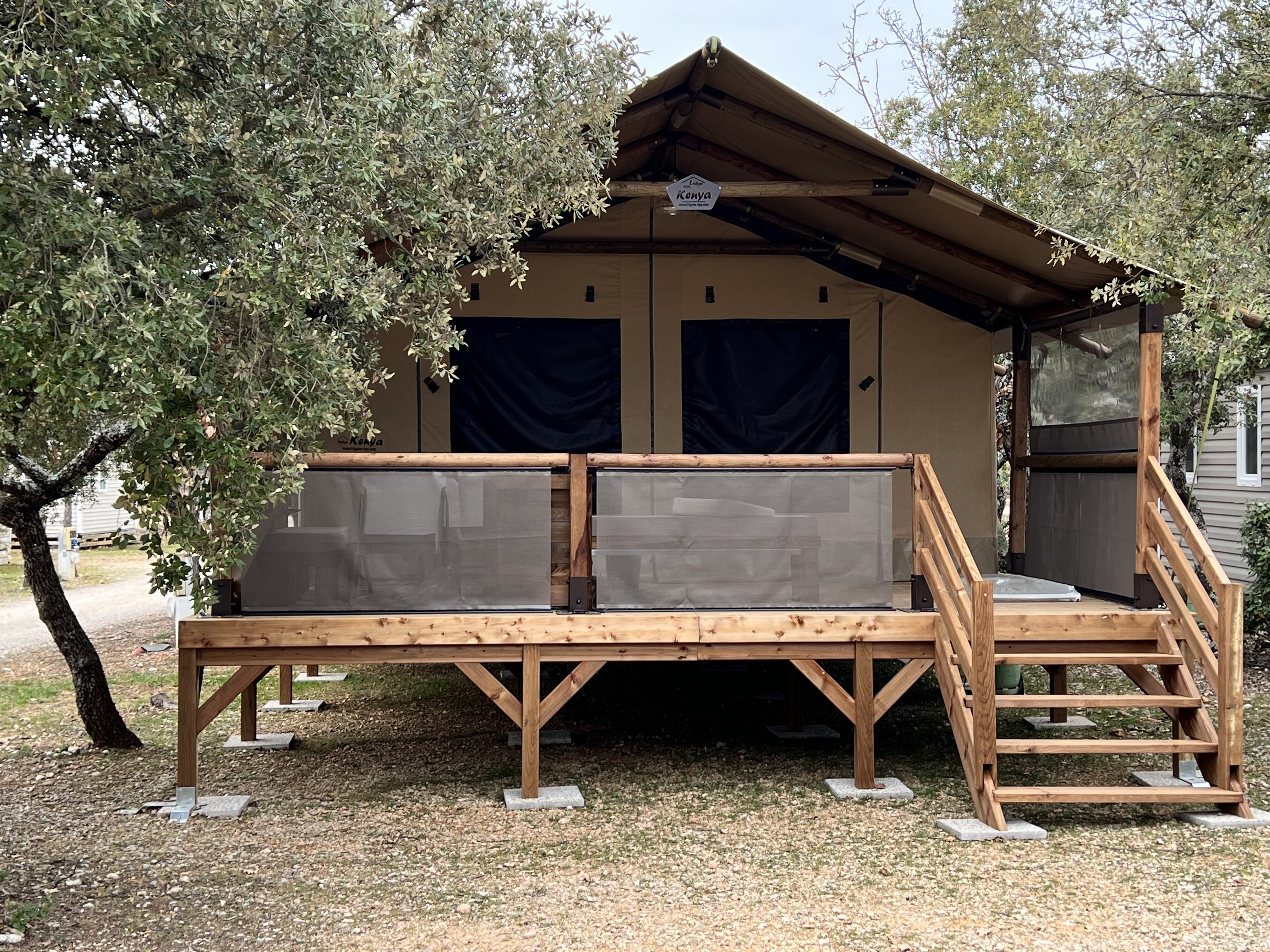 Location - Lodge Confort - Camping Les Chênes Blancs