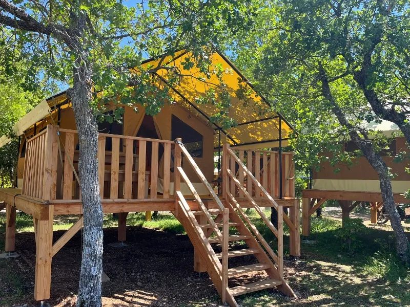 Huuraccommodatie(s) - Bungalowtent - Domaine des Chênes Blancs
