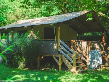 Mietunterkunft - Lodgezelt 2 Schlafzimmer 34,5 M2 - Camping Les Moulettes