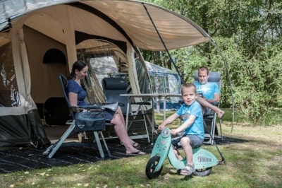 Package CONFORT : Pitch + car + tent or caravan + electricity