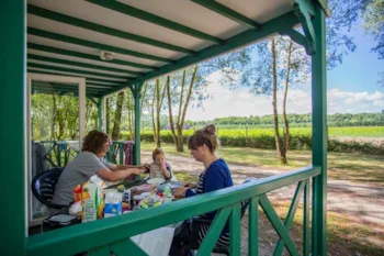 Accommodation - Chalet Confort Cannelle 24M² - 2 Bedrooms - Camping Les Saules