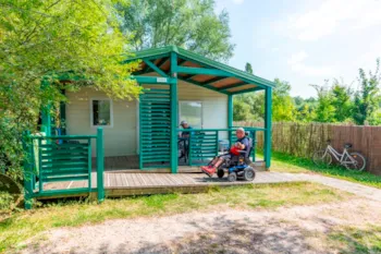 Accommodation - Chalet Confort Origan Adapted To The People With Reduced Mobility 35 M² - 2 Bedrooms - Camping Les Saules