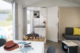 Alojamiento - Mobilhome Super Cordelia Riviera 37² - 3 Habitaciones - Camping de Trologot
