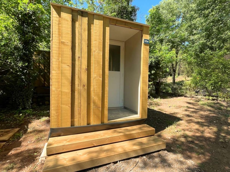 Pitch with private bathroom facilities