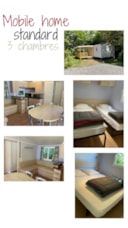 Mobil Home Standard - 3 Chambres - Terrasse Couverte - +/- 32M² Mobil Home Standard - 3 Chambres - Terrasse Couverte - +/- 32M²