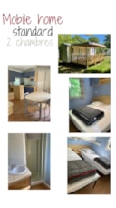 Mobile Home Standard - 2 Chambres - Terrasse Couverte +/- 30M² Mobile Home Standard - 2 Chambres - Terrasse Couverte +/- 30M²