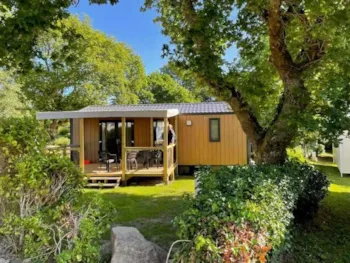 Mietunterkunft - Mobile Home Confort - 2 Zimmer - Überdachte Terrasse - +/- 34M² - Camping des Chaumières