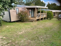 Accommodation - Mobil Home Confort Plus-2 Bedrooms - Covered Terrace +/- 32M² - Camping des Chaumières