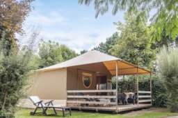Alojamiento - Tent Equipped Without Sanitary Facilities - Camping des Chaumières
