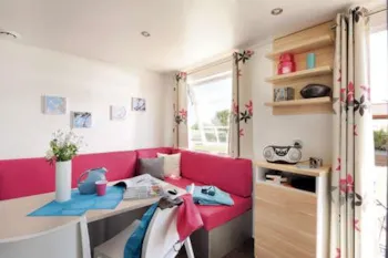 Mietunterkunft - Mobilheim Logeo - 2 Pers - 18 M² - Camping La Ferme de Lann Hoedic