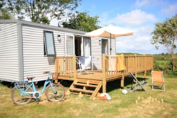 Accommodation - Mobile-Home Ohara 804  - 2 Bedrooms - Camping La Ferme de Lann Hoedic