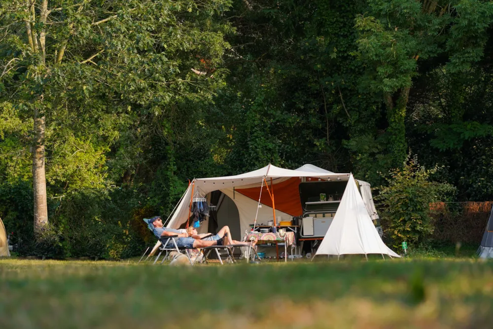Emplacement - Emplacement Avec Électricité - Camping La Ferme de Lann Hoedic