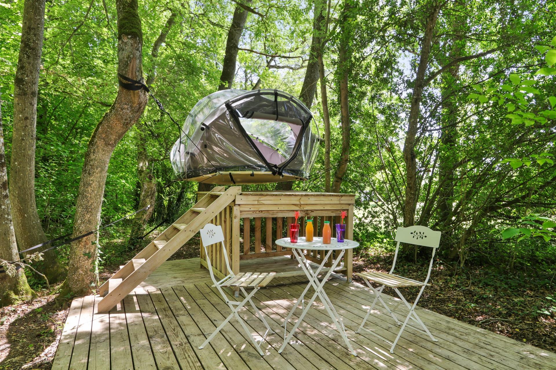 Accommodation - Tree Tent - Le Petit Trianon