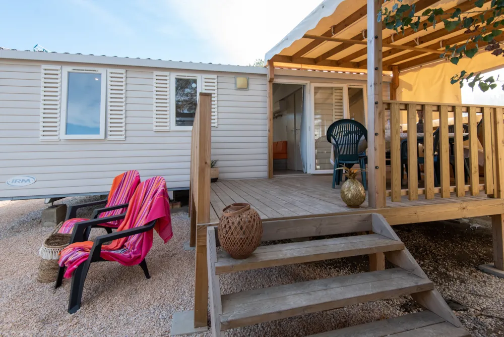 Huuraccommodatie(s) - Cottage Titania Klassiek Airco / D - Camping Campéole La Côte des Roses