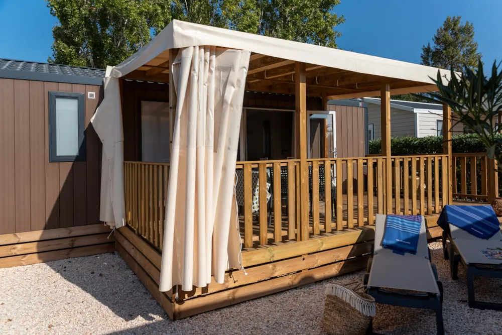 Huuraccommodatie(s) - Cottage Toscane Premium / D - Camping Campéole La Côte des Roses