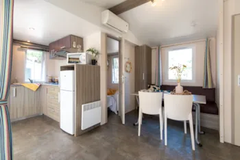 Mietunterkunft - Cottage Riviera Standard Klimatisiert / D - Camping Campéole La Côte des Roses