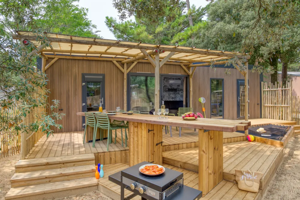 Location - Mobil-Home Otello Clim 6 Personnes - 40 M² - 3 Chambres - Camping Signol*****