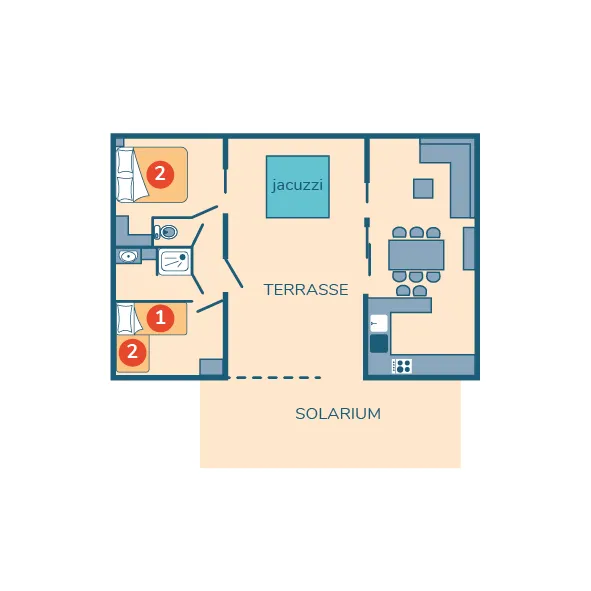 Cottage Prestige Avec Jacuzzi Privatif - 90M² - 2 Chambres
