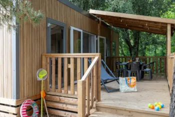 Mietunterkunft - Mobilheim Familie - Klimaanlage – 34 M² – 3 Schlafzimmer - Camping Signol*****