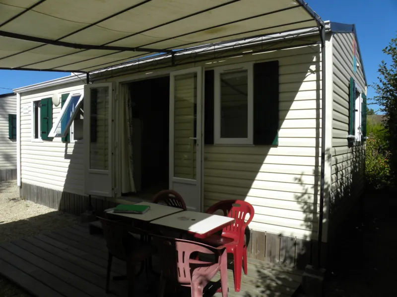 Mobil-Home Valaudran 27M² / 2 Chambres - Terrasse Couverte