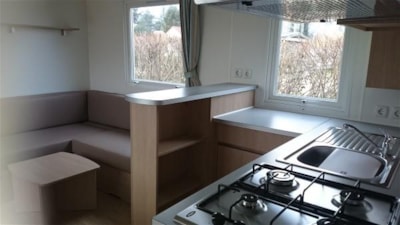Mobile home  SAULDRE 33m² - 3 bedrooms + air-conditioning + terrace