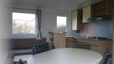 Mobile home  SAULDRE 33m² - 3 bedrooms + air-conditioning + terrace