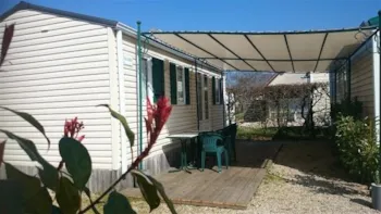 Huuraccommodatie(s) - Stacaravan Valaudran  27M² / 2 Slaapkamers - Overdekt Terras - Camping de Sologne Salbris
