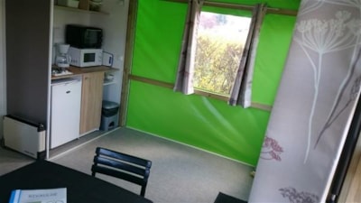 Canvas bungalow RIVAULDE 20m² - 2 bedrooms (without toilet blocks)